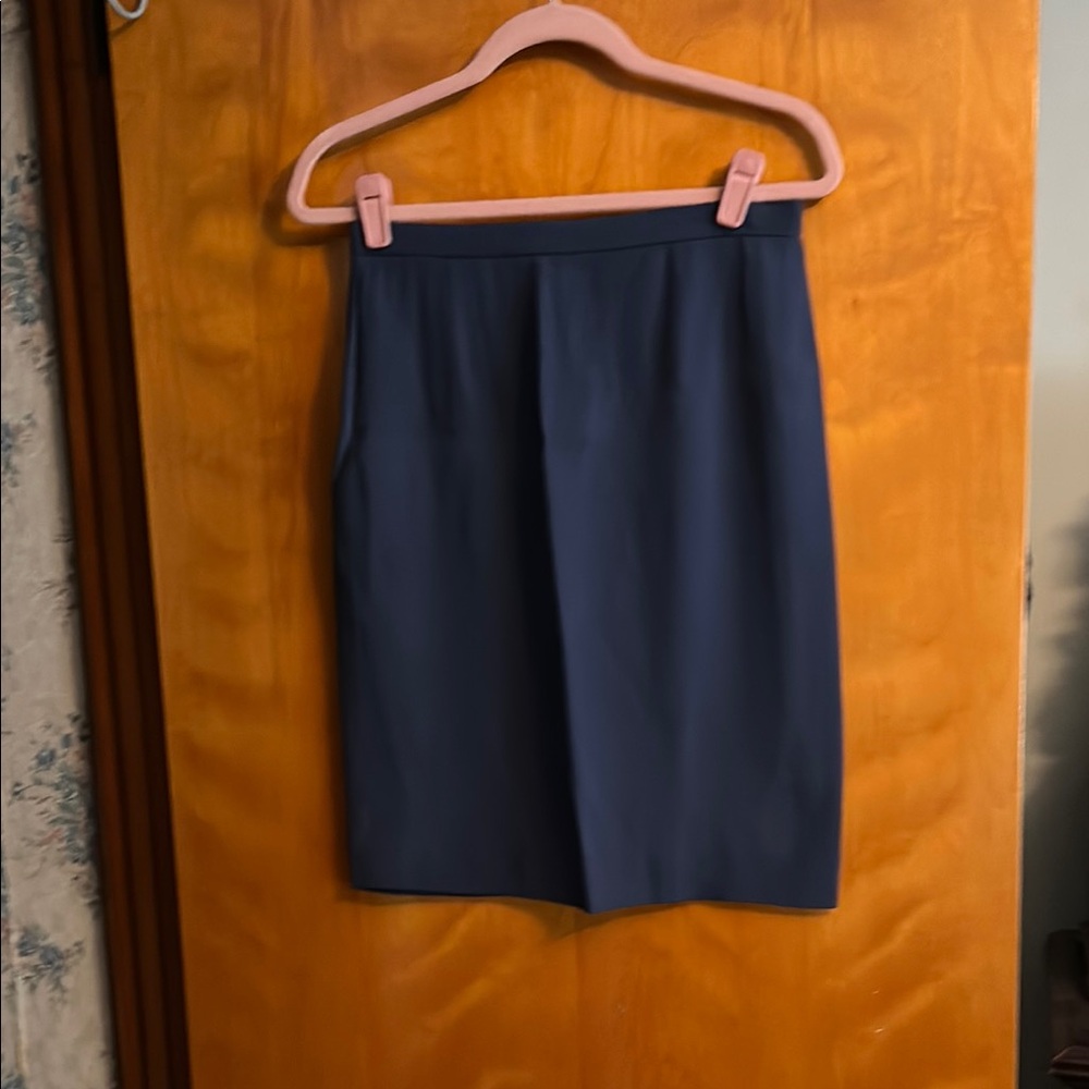 Dana Buchman Petite Classic Blue Mini Skirt